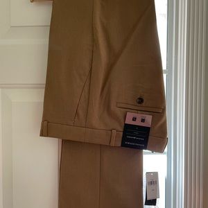 Washable trousers in camel